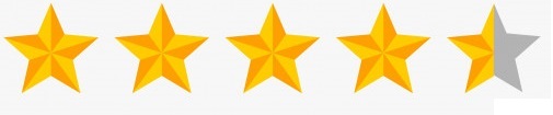 Beoordeling sterren 4,5